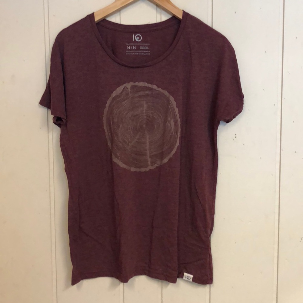 Women’s TenTree tree ring pattern tshirt